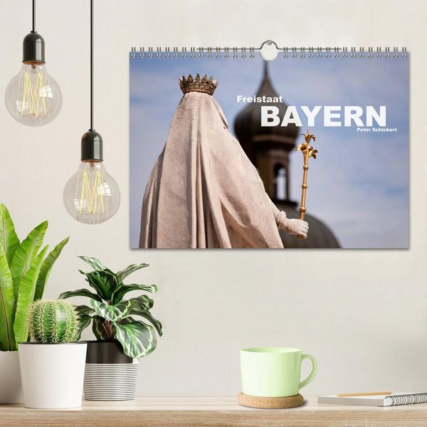Produktbild: Freistaat Bayern (Wandkalender 2026 DIN A4 quer), CALVENDO Monatskalender