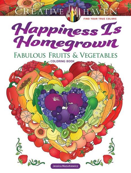 Produktbild: Creative Haven Happiness is Homegrown Coloring Book