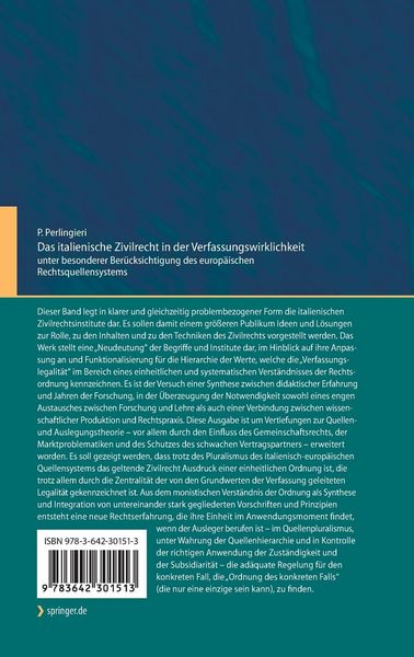 Produktbild: Das italienische Zivilrecht in der Verfassungswirklichkeit
