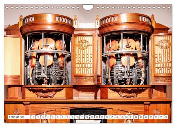 Produktbild: Selbstspielende Musikinstrumente (Wandkalender 2026 DIN A4 quer), CALVENDO Monatskalender
