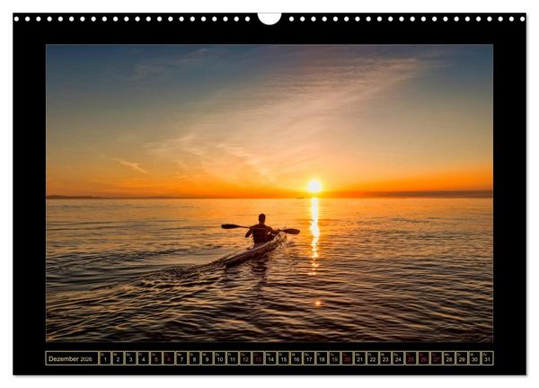 Produktbild: Kajak - Abenteuer und Entspannung (Wandkalender 2026 DIN A3 quer), CALVENDO Monatskalender