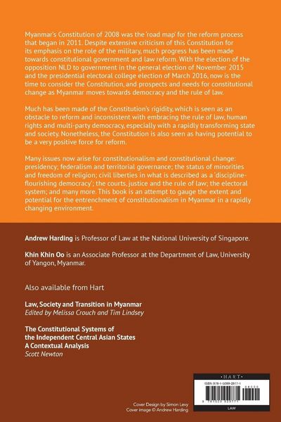 Produktbild: Constitutionalism and Legal Change in Myanmar