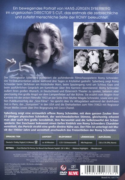 Produktbild: Romy Schneider - Portrait eines Gesichts [DC]