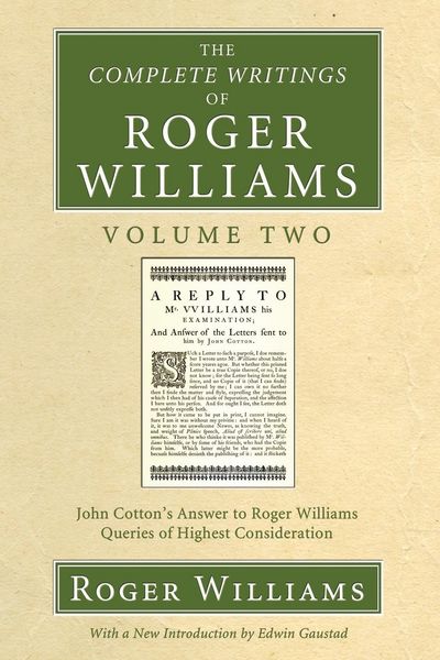 Produktbild: The Complete Writings of Roger Williams, Volume 2