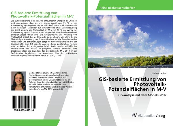 Produktbild: GIS-basierte Ermittlung von Photovoltaik-Potenzialfl&auml;chen in M-V