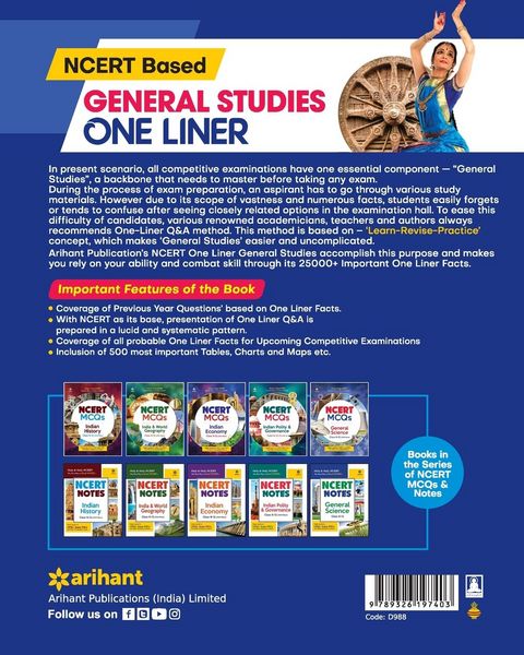 Produktbild: NCERT Based General Studies One Liner 25000+