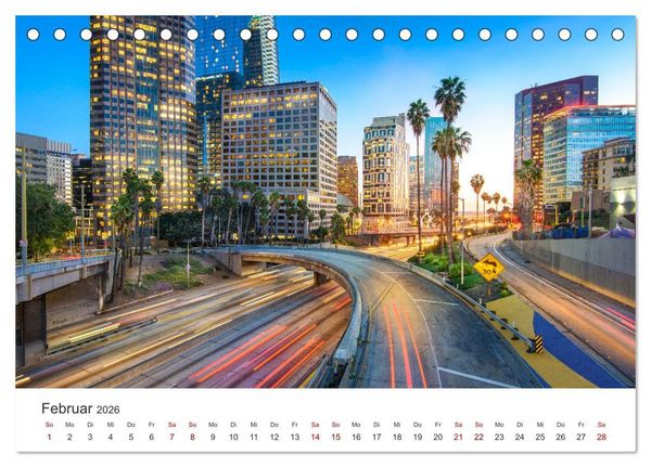 Produktbild: Los Angeles &ndash; Kalifornien (Tischkalender 2026 DIN A5 quer), CALVENDO Monatskalender