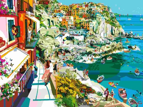 Produktbild: Erwachsenenpuzzle 1500 Teile - Verliebt in Cinque Terre