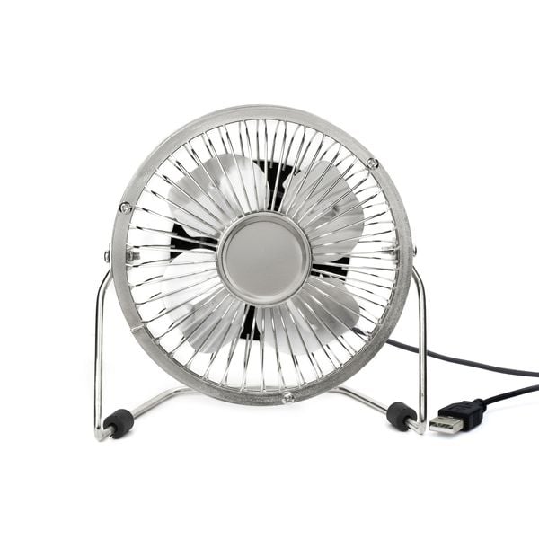 Produktbild: Usb Metal Desk Fan - Silver