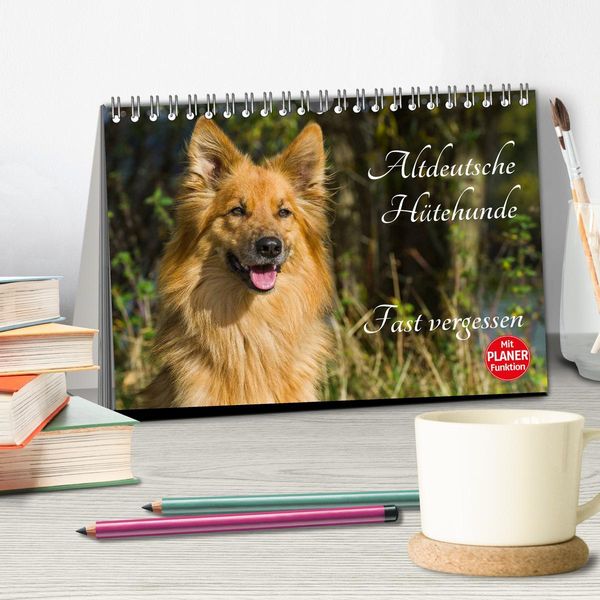 Produktbild: Altdeutsche H&uuml;tehunde - Fast vergessen (Tischkalender 2026 DIN A5 quer), CALVENDO Monatskalender