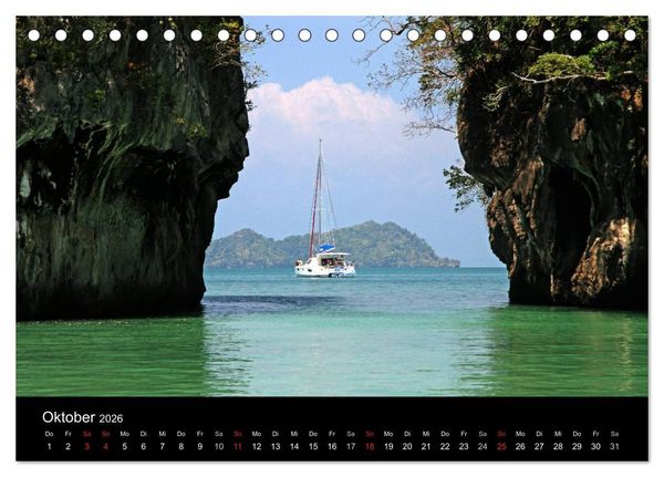 Produktbild: Thailand (Tischkalender 2026 DIN A5 quer), CALVENDO Monatskalender