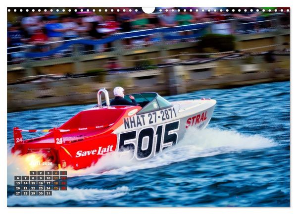 Produktbild: Speedboote (Wandkalender 2026 DIN A3 quer), CALVENDO Monatskalender