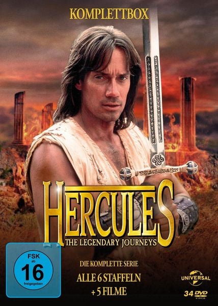 Produktbild: Hercules - The Legendary Journeys - Die komplette Serie (Alle 6 Staffeln + 5 Filme) (Fernsehjuwelen) [34 DVDs]