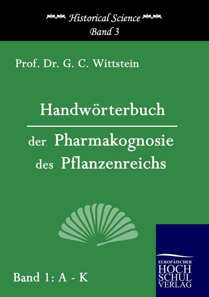 Produktbild: Handw&ouml;rterbuch der Pharmakognosie des Pflanzenreichs