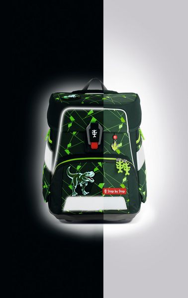 Produktbild: STEP BY STEP&reg; Schulrucksack-Set Space Shine 5teilig Special Edition, Dino Night Tyro