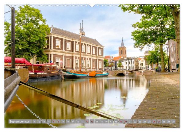 Produktbild: Ein Blick auf Schiedam (hochwertiger Premium Wandkalender 2026 DIN A2 quer), Kunstdruck in Hochglanz