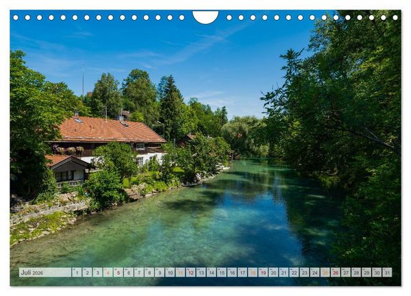 Produktbild: Der Tegernsee - Urlaubsparadies Bayerische Voralpen (Wandkalender 2026 DIN A4 quer), CALVENDO Monatskalender