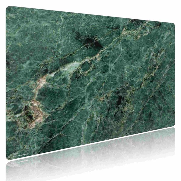 Produktbild: Cover-your-desk Schreibtischunterlage f&uuml;r Kinder und Erwachsene Gr&uuml;ner Marmor natur, aus hochwertigem Vinyl , 60 x 40 cm