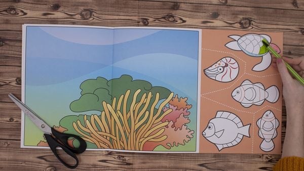 Produktbild: Wir basteln! - Malen, Ausschneiden, Kleben - Unter Wasser