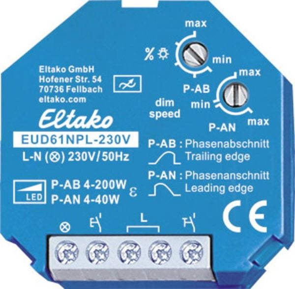 Eltako 61100832 Universal-Dimmer Blau