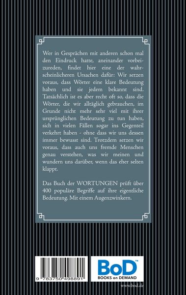 Produktbild: Buch der Wortungen