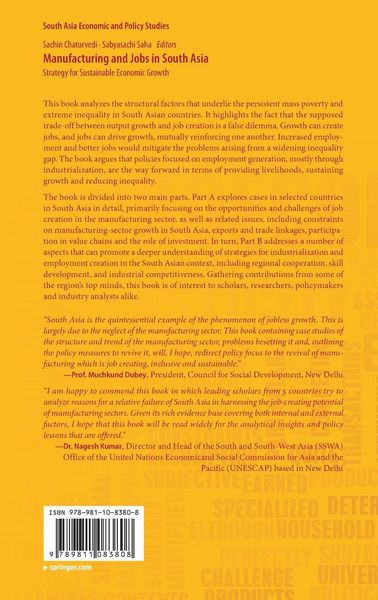 Produktbild: Manufacturing and Jobs in South Asia
