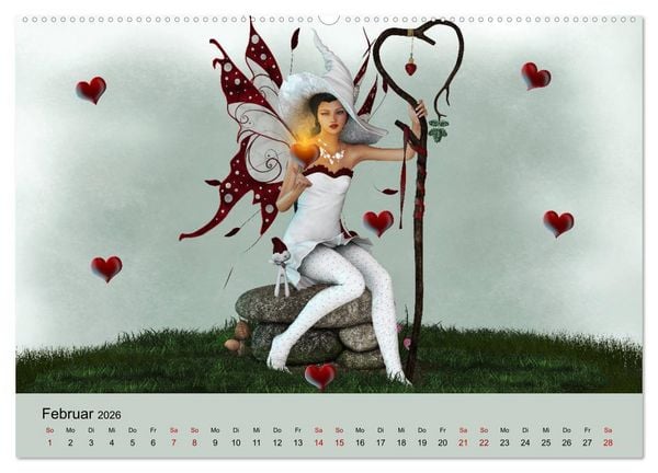 Produktbild: Elfenlichter, die Reise geht weiter (Wandkalender 2026 DIN A2 quer), CALVENDO Monatskalender