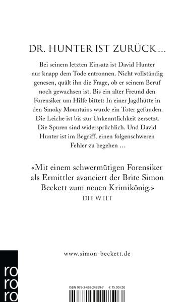 Produktbild: Leichenbl&auml;sse / David Hunter Band 3