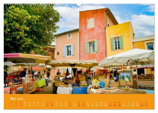 Produktbild: Quer durch S&uuml;dfrankreich (hochwertiger Premium Wandkalender 2026 DIN A2 quer), Kunstdruck in Hochglanz