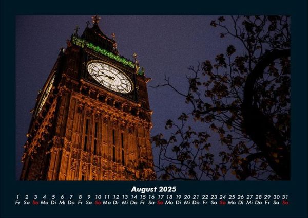 Produktbild: London 2025 Fotokalender DIN A4