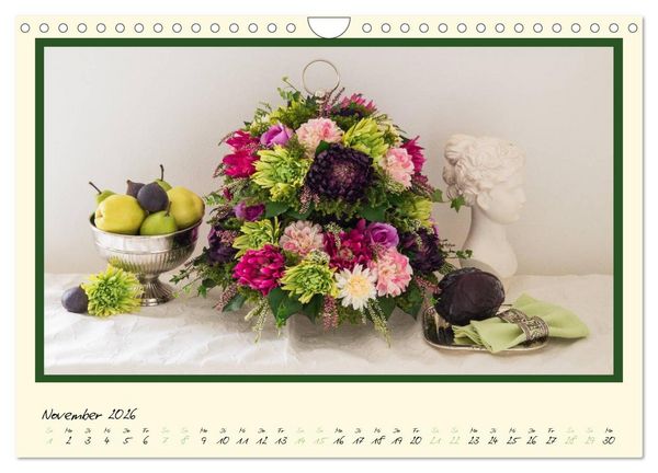 Produktbild: Blumen-Passion (Wandkalender 2026 DIN A4 quer), CALVENDO Monatskalender