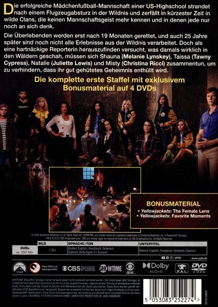 Produktbild: Yellowjackets - Staffel 1 [4 DVDs]