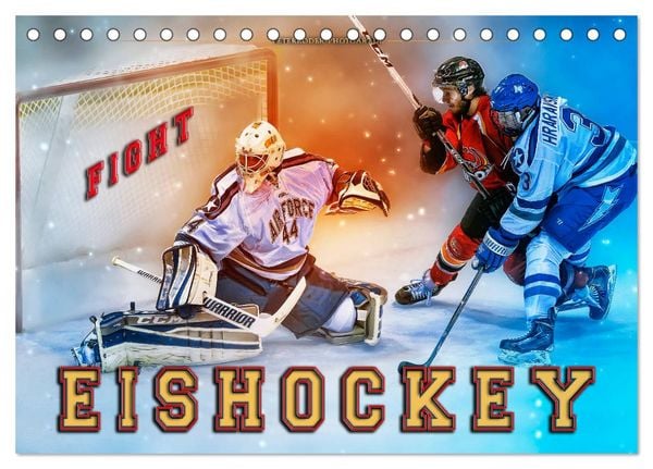 Produktbild: Eishockey - Fight (Tischkalender 2026 DIN A5 quer), CALVENDO Monatskalender