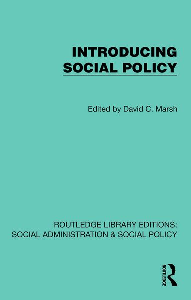 Produktbild: Introducing Social Policy