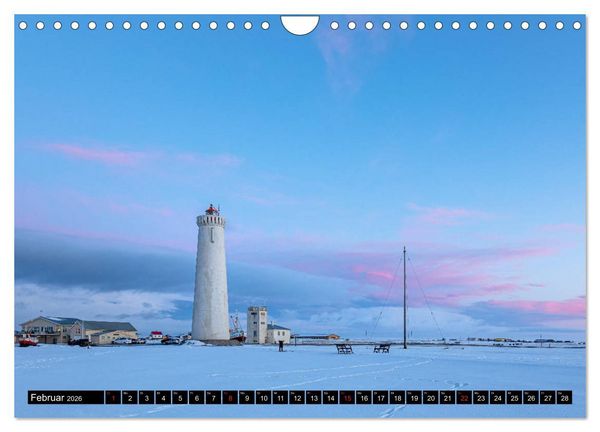 Produktbild: Leuchtt&uuml;rme - an Europas K&uuml;sten (Wandkalender 2026 DIN A4 quer), CALVENDO Monatskalender