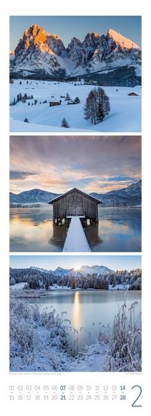 Produktbild: Bergzeit Triplet-Kalender 2027