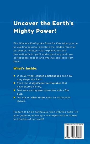 Produktbild: Earthquakes The Ultimate Earthquake Book for Kids