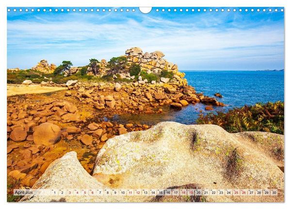 Produktbild: Reiseziel Bretagne (Wandkalender 2026 DIN A3 quer), CALVENDO Monatskalender