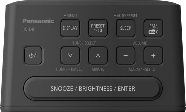 Produktbild: Panasonic-RC-D8 - Radiouhr - Schwarz