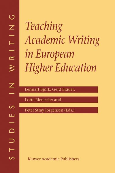 Produktbild: Teaching Academic Writing in European Higher Education