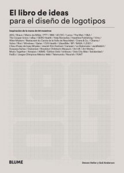 Produktbild: Libro de ideas para el dise&ntilde;o de logotipos : inspiraci&oacute;n de la mano de 50 maestros