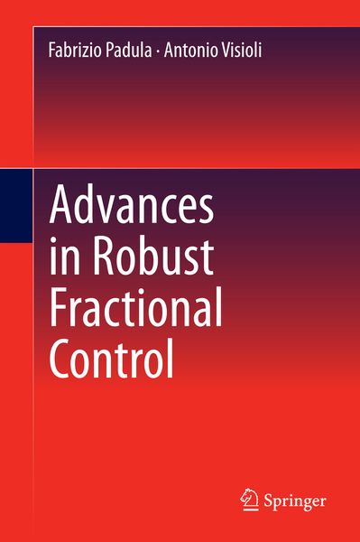 Produktbild: Advances in Robust Fractional Control