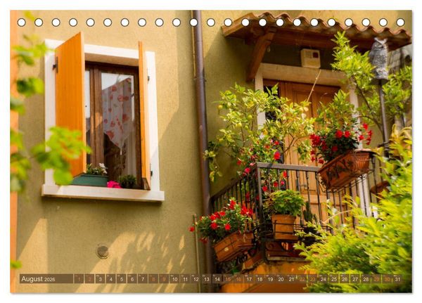 Produktbild: Lazise am Gardasee - Momente der Ruhe (Tischkalender 2026 DIN A5 quer), CALVENDO Monatskalender