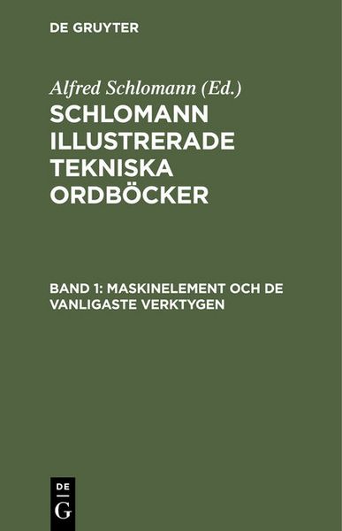 Produktbild: Maskinelement och de vanligaste Verktygen