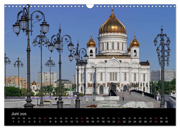 Produktbild: Moskau (Wandkalender 2026 DIN A3 quer), CALVENDO Monatskalender