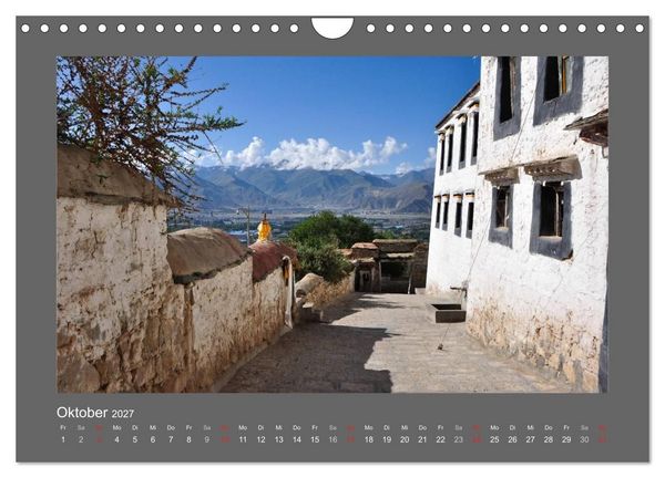 Produktbild: Tibet - Auf dem Dach der Welt (Wandkalender 2027 DIN A4 quer), CALVENDO Monatskalender
