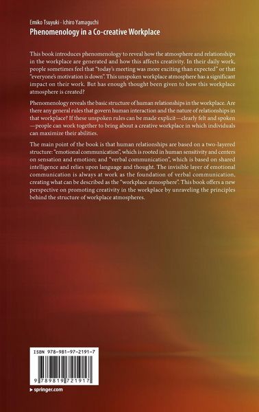 Produktbild: Phenomenology in a Co-creative Workplace