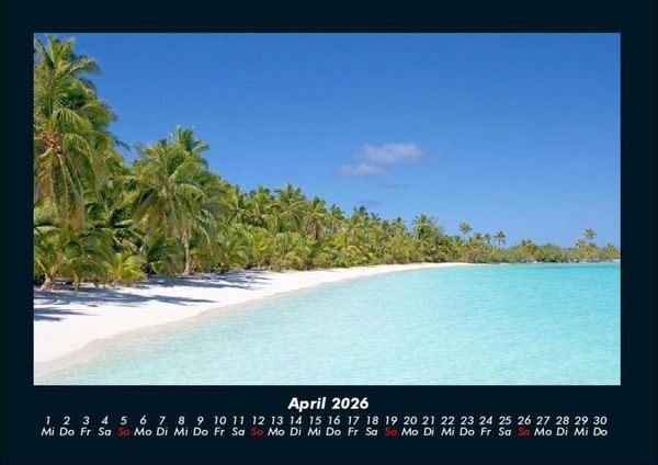 Produktbild: Str&auml;nde der Welt 2026 Fotokalender DIN A4