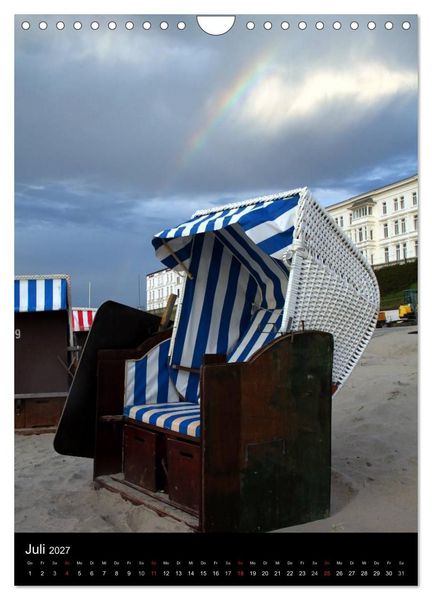 Produktbild: Borkum (Wandkalender 2027 DIN A4 hoch), CALVENDO Monatskalender
