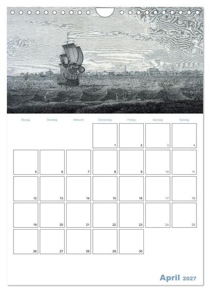 Produktbild: Segelschiffe - mit Planerfunktion (Wandkalender 2027 DIN A4 hoch), CALVENDO Monatskalender